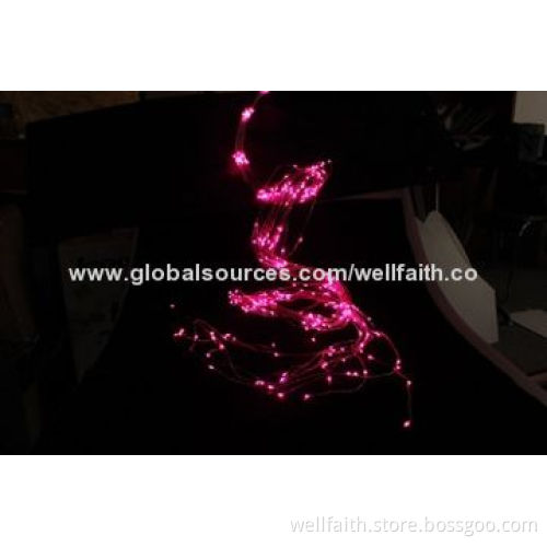 Solar LED string light, waterproof with flower decoration
